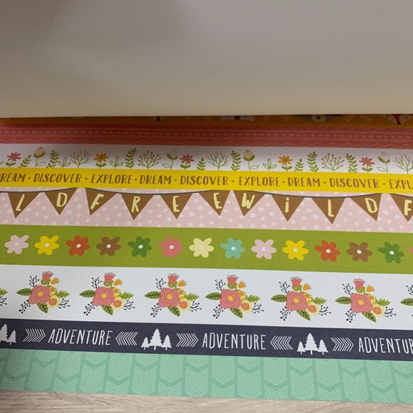 Recollections Little Wildflower Critters 12x12 Paperpad 48 Sheets Scrapbooking - Picture 8 of 16